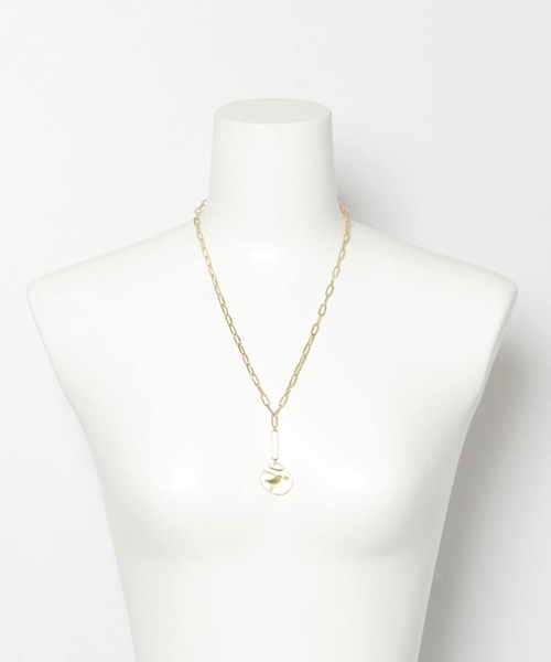 URBAN RESEARCH（アーバンリサーチ）の「CIRCLE PLATE NECKLACE（ネックレス・レディース・ゴールド・-）」の2枚目の写真