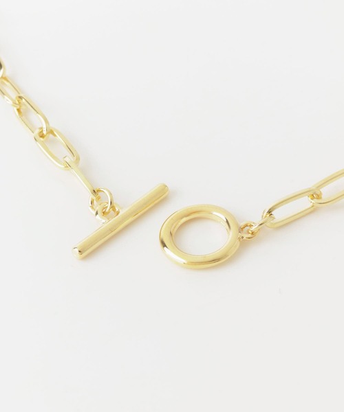 URBAN RESEARCH（アーバンリサーチ）の「CIRCLE PLATE NECKLACE（ネックレス・レディース・ゴールド・-）」の4枚目の写真