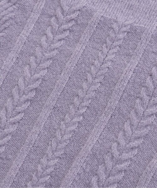 algy（アルジー）の「フラワーシシュウニット（ニット/セーター・キッズ・オフホワイト/ブラウン/ラベンダー・SMALL/XX-SMALL/X-SMALL/MEDIUM）」の10枚目の写真