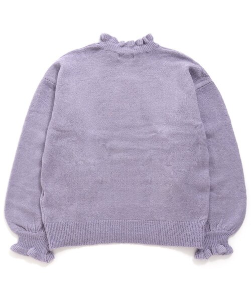 algy（アルジー）の「フラワーシシュウニット（ニット/セーター・キッズ・オフホワイト/ブラウン/ラベンダー・SMALL/XX-SMALL/X-SMALL/MEDIUM）」の11枚目の写真