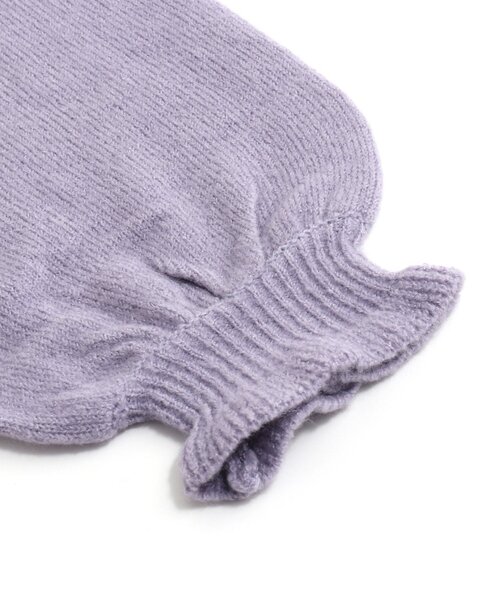 algy（アルジー）の「フラワーシシュウニット（ニット/セーター・キッズ・オフホワイト/ブラウン/ラベンダー・SMALL/XX-SMALL/X-SMALL/MEDIUM）」の16枚目の写真