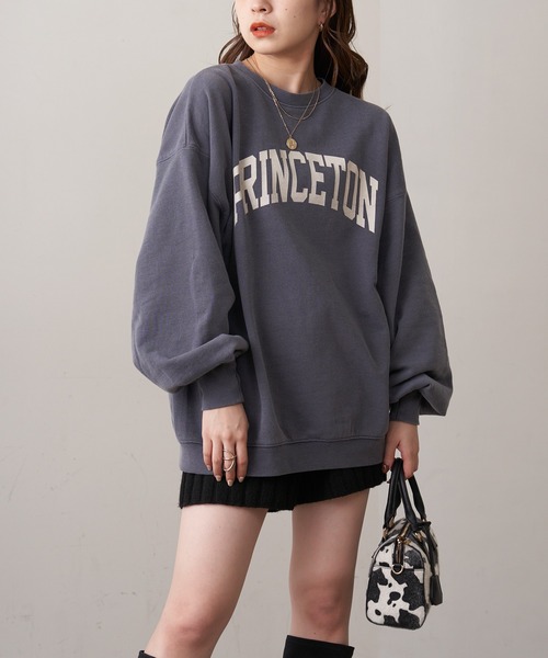 Chico（チコ）の「ルーズロゴステッチスウェット（スウェット・レディース・ライトグレー/ネイビー/アイボリー/オートミール・FREE）」の18枚目の写真