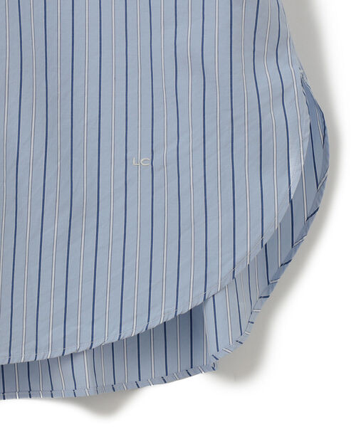 Ray BEAMS(レイビームス)の「GYMPHLEX / バンドカラー ロングスリーブ ドレス(シャツワンピース・レディース・グリーン/ブルー系その他・14)」の11枚目の写真