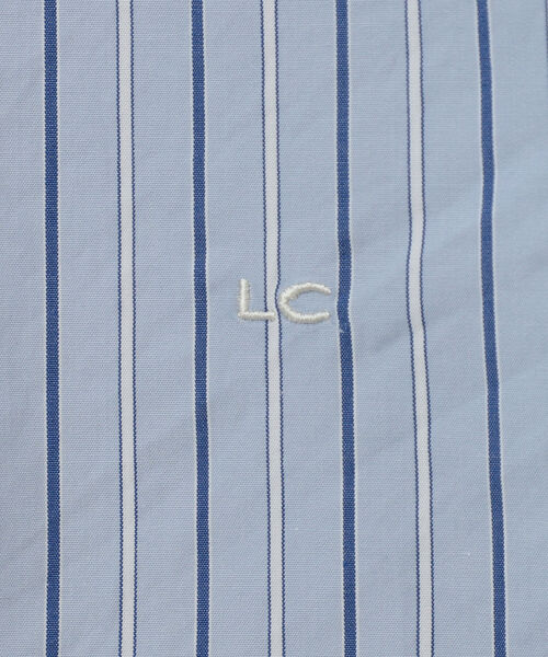 Ray BEAMS(レイビームス)の「GYMPHLEX / バンドカラー ロングスリーブ ドレス(シャツワンピース・レディース・グリーン/ブルー系その他・14)」の12枚目の写真