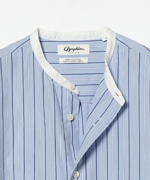 Ray BEAMS(レイビームス)の「GYMPHLEX / バンドカラー ロングスリーブ ドレス(シャツワンピース・レディース・グリーン/ブルー系その他・14)」の20枚目の写真