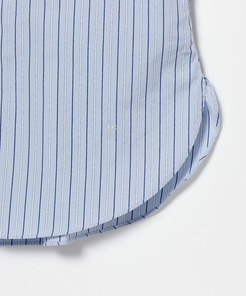 Ray BEAMS(レイビームス)の「GYMPHLEX / バンドカラー ロングスリーブ ドレス(シャツワンピース・レディース・グリーン/ブルー系その他・14)」の22枚目の写真