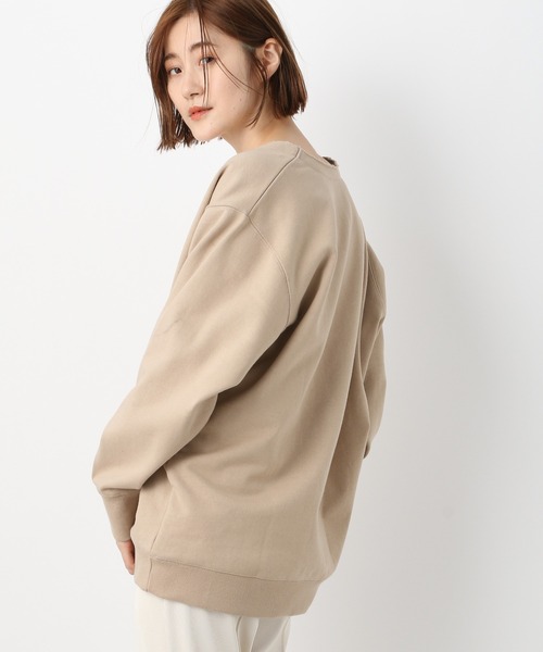 A part by（アパートバイ）の「ウラケスキッパープルオーバー　261018（スウェット・レディース・チャコールグレー/ベージュ/パープル・FREE）」の16枚目の写真