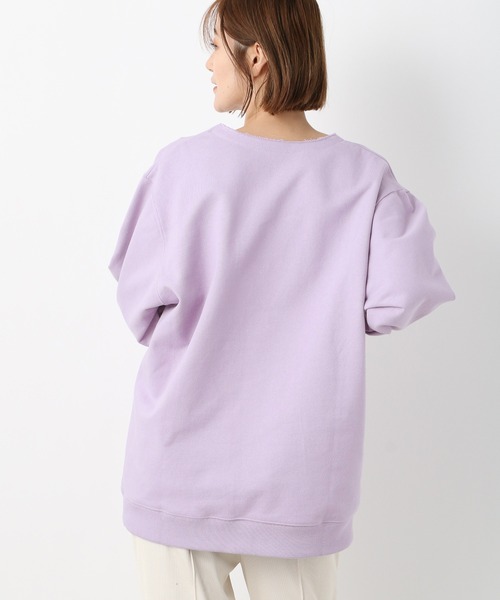 A part by（アパートバイ）の「ウラケスキッパープルオーバー　261018（スウェット・レディース・チャコールグレー/ベージュ/パープル・FREE）」の20枚目の写真