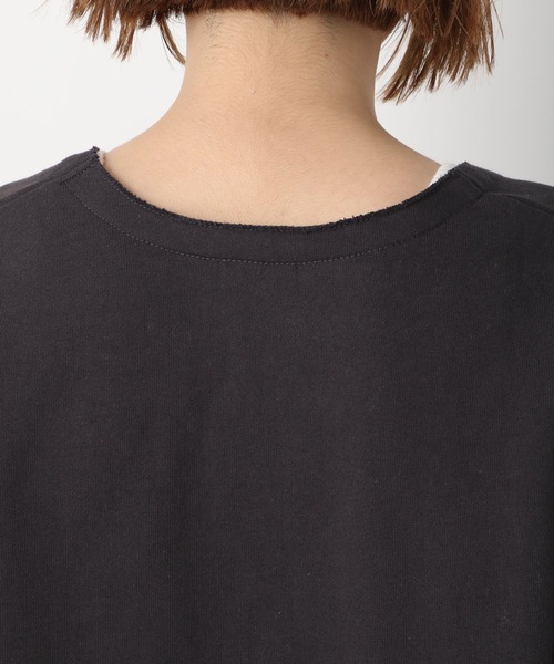 A part by（アパートバイ）の「ウラケスキッパープルオーバー　261018（スウェット・レディース・チャコールグレー/ベージュ/パープル・FREE）」の7枚目の写真