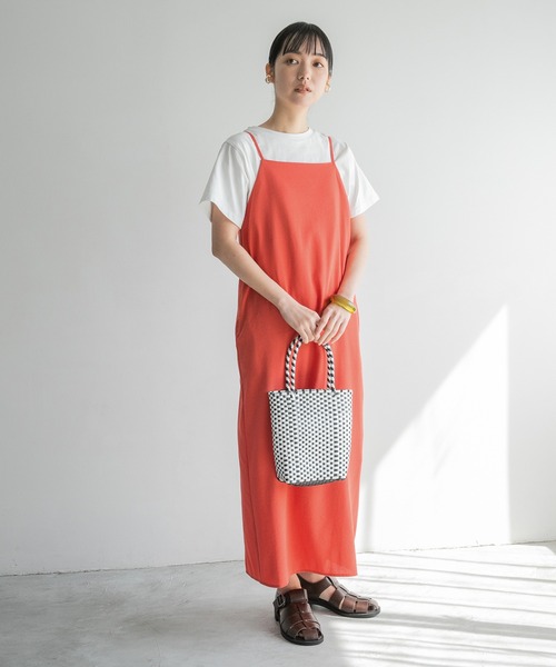 LOWRYS FARM（ローリーズファーム）の「カラフルアミアミバッグ　260825（かごバッグ・レディース・ブラック/パープル/レッド/オレンジ・FREE）」の15枚目の写真