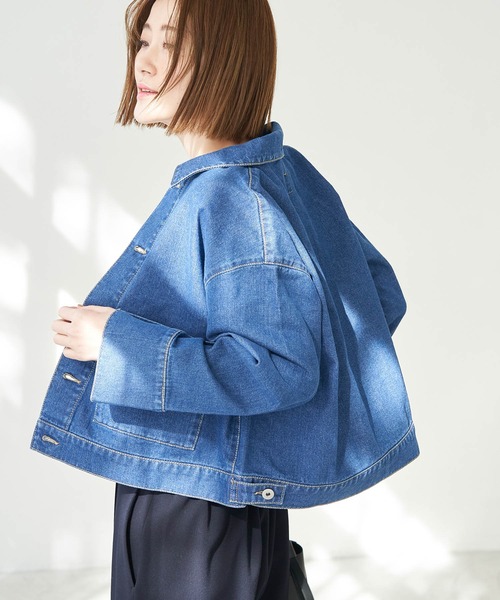 ROPE' PICNIC（ロペピクニック）の「デニムジャケット（デニムジャケット・レディース・ネイビー/ブルー系その他3・38）」の16枚目の写真