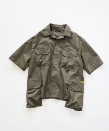 S/S WORK SHIRT / アウトカーゴポケット オープンカラー ワークシャツ
