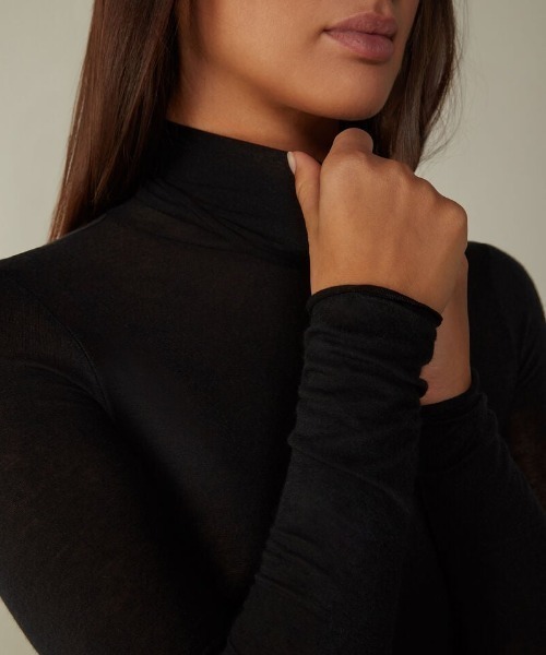 モダール カシミヤ ウルトラライト ハイネック トップ（ニット/セーター）｜Intimissimi（インティミッシミ）