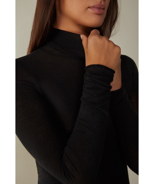 モダール カシミヤ ウルトラライト ハイネック トップ（ニット/セーター）｜Intimissimi（インティミッシミ）