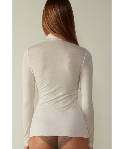 モダール カシミヤ ウルトラライト ハイネック トップ（ニット/セーター）｜Intimissimi（インティミッシミ）