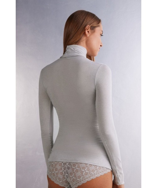 モダール カシミヤ ウルトラライト ハイネック トップ（ニット/セーター）｜Intimissimi（インティミッシミ）