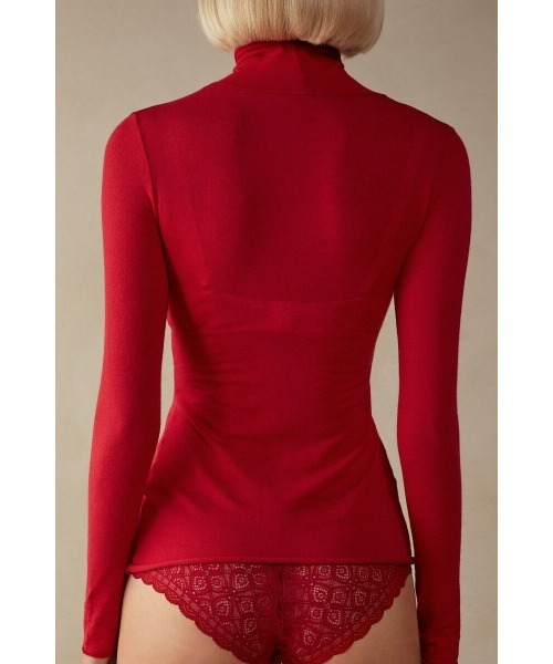 モダール カシミヤ ウルトラライト ハイネック トップ（ニット/セーター）｜Intimissimi（インティミッシミ）