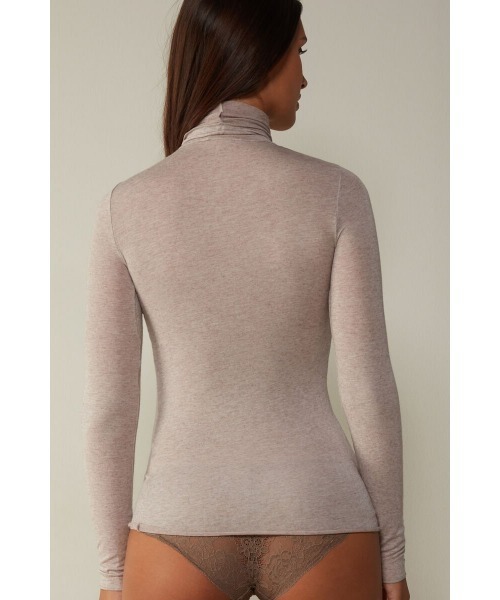 モダール カシミヤ ウルトラライト ハイネック トップ（ニット/セーター）｜Intimissimi（インティミッシミ）