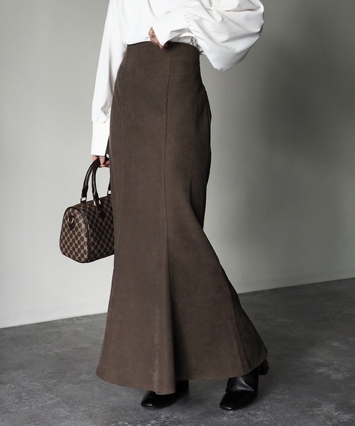 Riberry（リベリー）の「マーメイドスカート（スカート・レディース・ベージュ/ネイビー/ブラウン・MEDIUM）」の2枚目の写真