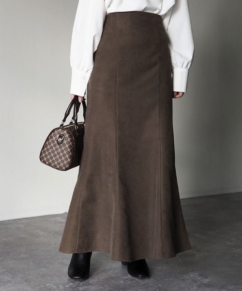 Riberry（リベリー）の「マーメイドスカート（スカート・レディース・ベージュ/ネイビー/ブラウン・MEDIUM）」の14枚目の写真