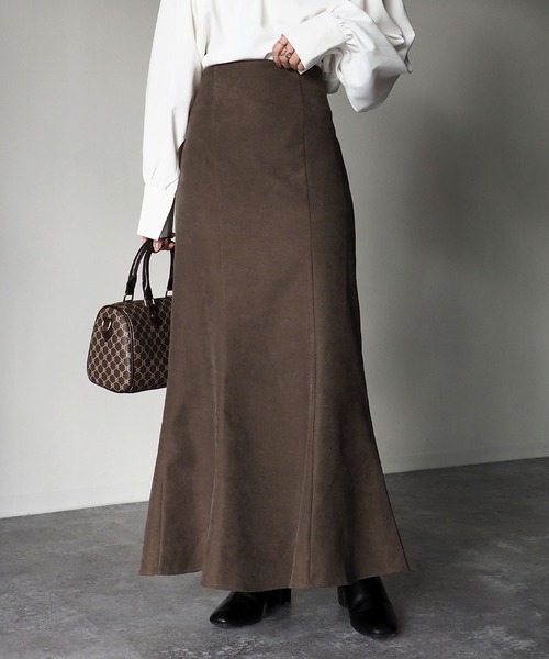 Riberry（リベリー）の「マーメイドスカート（スカート・レディース・ベージュ/ネイビー/ブラウン・MEDIUM）」の15枚目の写真