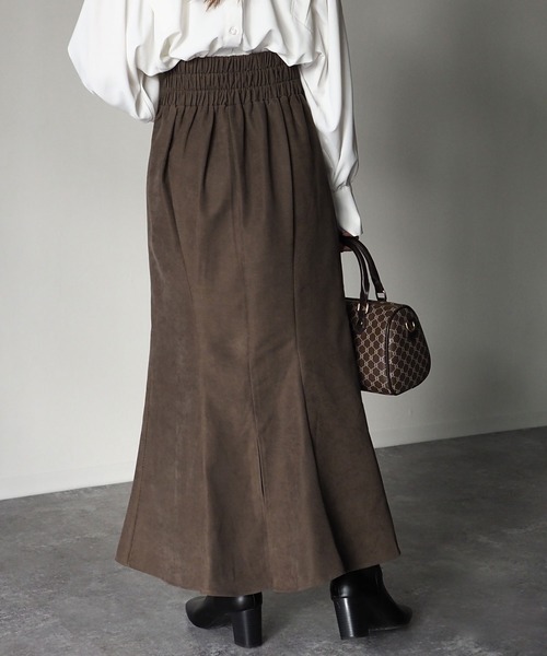 Riberry（リベリー）の「マーメイドスカート（スカート・レディース・ベージュ/ネイビー/ブラウン・MEDIUM）」の18枚目の写真