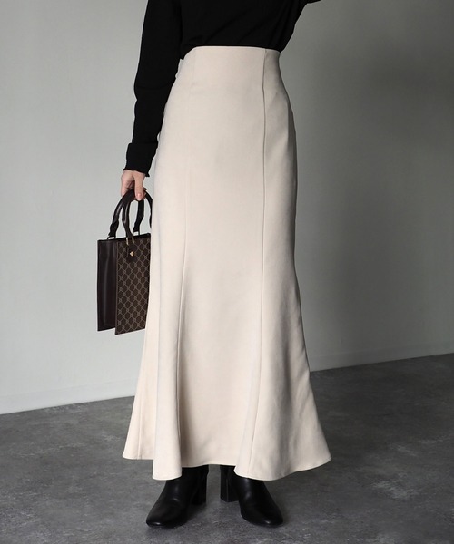 Riberry（リベリー）の「マーメイドスカート（スカート・レディース・ベージュ/ネイビー/ブラウン・MEDIUM）」の9枚目の写真