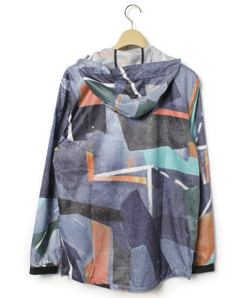 PUMA urban mobility by hussein chalayan(プーマバイフセインチャラヤン)の「総柄ジップアップブルゾン(ブルゾン・メンズ・ネイビー・X-SMALL)」の2枚目の写真