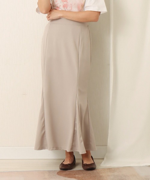libelle more(リベル モア)の「カットツイルマーメイドスカート(スカート・レディース・グレイッシュベージュ/チャコール/ブラック/モカ・L/M)」の4枚目の写真