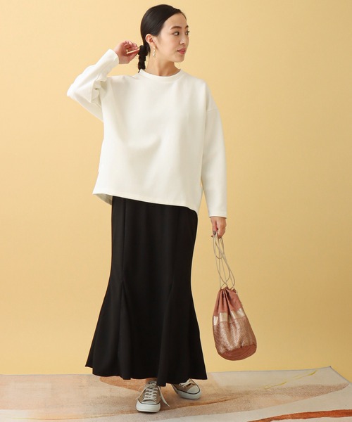 libelle more(リベル モア)の「カットツイルマーメイドスカート(スカート・レディース・グレイッシュベージュ/チャコール/ブラック/モカ・L/M)」の8枚目の写真