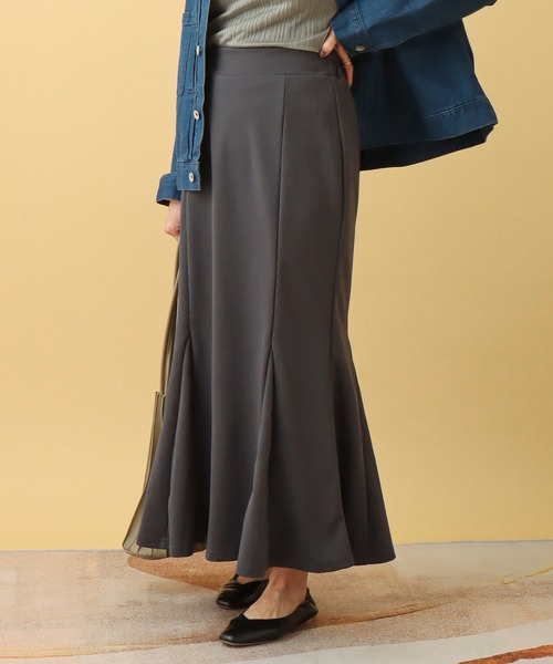 libelle more(リベル モア)の「カットツイルマーメイドスカート(スカート・レディース・グレイッシュベージュ/チャコール/ブラック/モカ・L/M)」の21枚目の写真