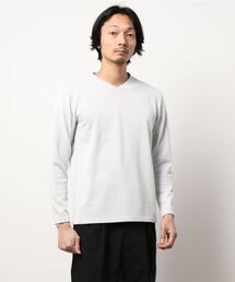 HIDEAWAYS NICOLE | ボックスミニワッフルVネックプルオーバー(Tシャツ/カットソー)