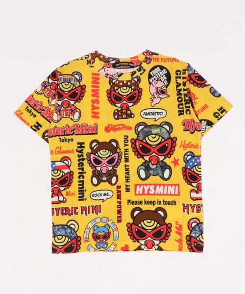 TEDDY MINI COLLAGE総柄半袖Tシャツ