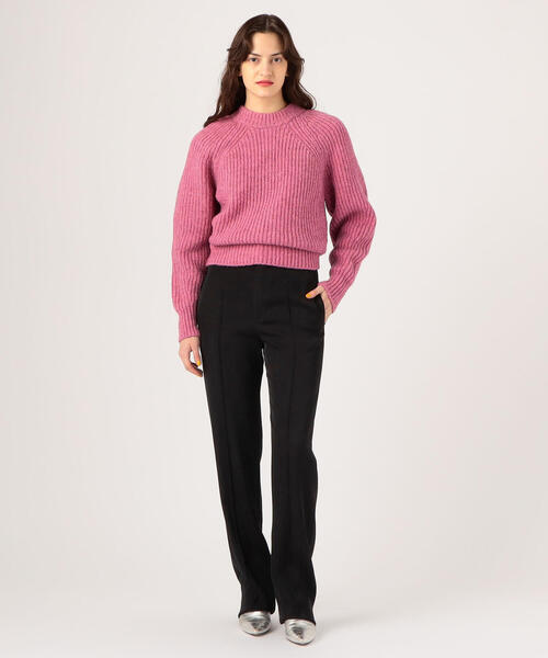 ISABEL MARANT(イザベルマラン)の「ISABEL MARANT LIROKINA レーヨン ストレートパンツ(スラックス・レディース・ブラック・36/34)」の7枚目の写真