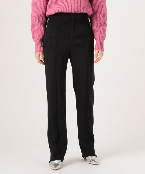 ISABEL MARANT(イザベルマラン)の「ISABEL MARANT LIROKINA レーヨン ストレートパンツ(スラックス・レディース・ブラック・36/34)」の5枚目の写真