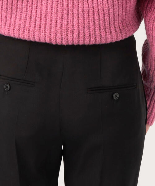 ISABEL MARANT(イザベルマラン)の「ISABEL MARANT LIROKINA レーヨン ストレートパンツ(スラックス・レディース・ブラック・36/34)」の4枚目の写真