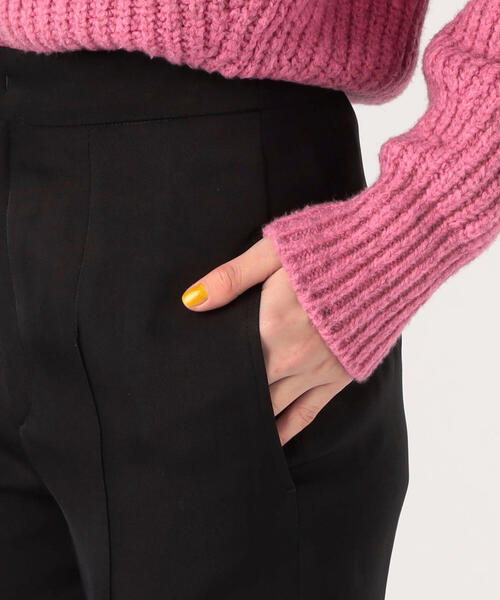 ISABEL MARANT(イザベルマラン)の「ISABEL MARANT LIROKINA レーヨン ストレートパンツ(スラックス・レディース・ブラック・36/34)」の11枚目の写真