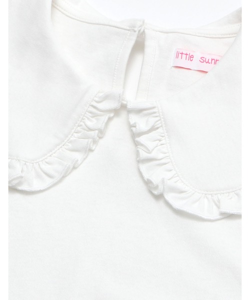 Little sunny bite（リトルサニーバイト）の「Big collar long tee（Tシャツ/カットソー・レディース・ホワイト/ブラック/イエロー/ブルー・FREE）」の9枚目の写真