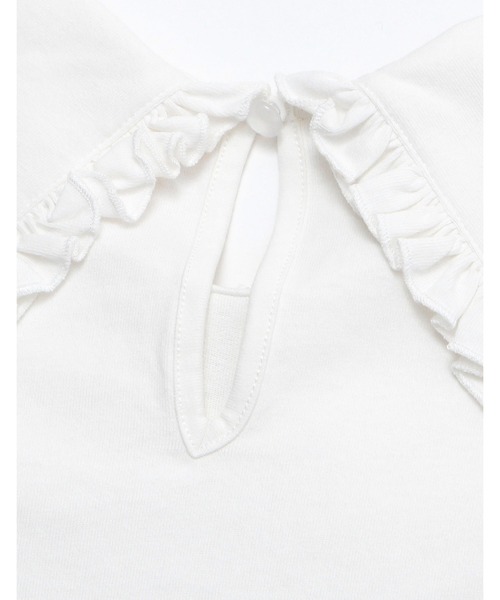 Little sunny bite（リトルサニーバイト）の「Big collar long tee（Tシャツ/カットソー・レディース・ホワイト/ブラック/イエロー/ブルー・FREE）」の15枚目の写真