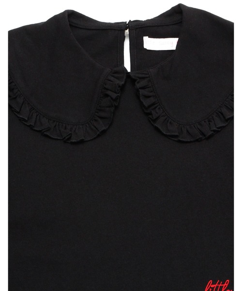 Little sunny bite（リトルサニーバイト）の「Big collar long tee（Tシャツ/カットソー・レディース・ホワイト/ブラック/イエロー/ブルー・FREE）」の17枚目の写真