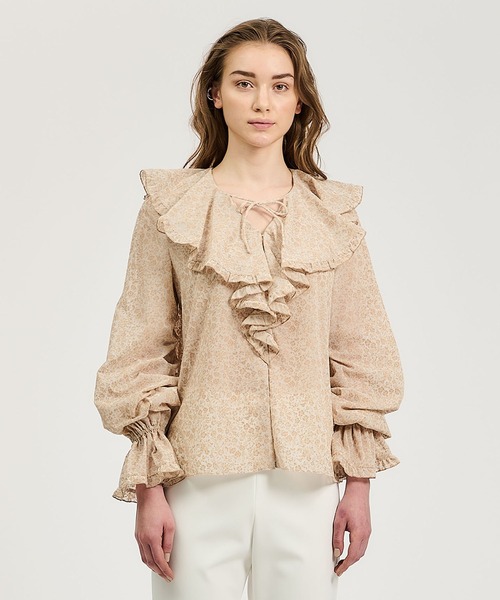 COLUMN（コラム）の「COLUMN / ラッフルカラーフロッキーフラワー