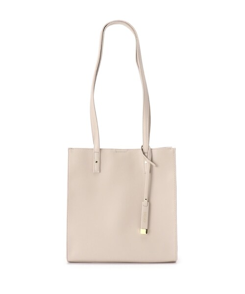 DRESKIP（ドレスキップ）の「◆チャ－ム付スクエアト－ト（トートバッグ・レディース・ブラック/グレー/ブラック系3/アイボリー系4・00）」の4枚目の写真