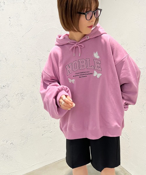 apres jour mignon(アプレジュールミニョン)の「アソートスウェットパーカー【ZOZOTOWN限定アイテム】(パーカー・レディース・オフホワイト/杢グレー/アイボリー/ピンク/ナチュラル/ブラック/その他・X-LARGE/フリー)」の6枚目の写真