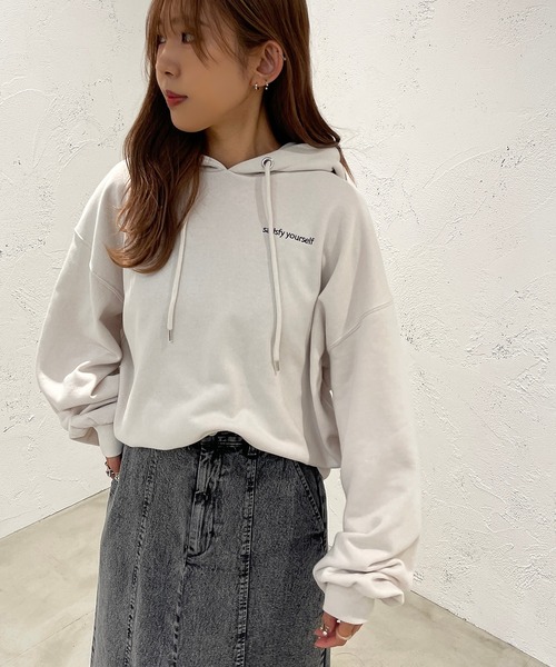 apres jour mignon(アプレジュールミニョン)の「アソートスウェットパーカー【ZOZOTOWN限定アイテム】(パーカー・レディース・オフホワイト/杢グレー/アイボリー/ピンク/ナチュラル/ブラック/その他・X-LARGE/フリー)」の16枚目の写真
