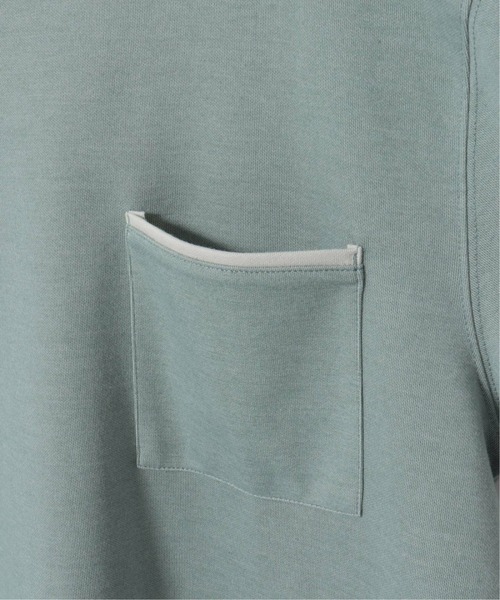 ikka（イッカ）の「ダブルフェイスポケ付きT（Tシャツ/カットソー・メンズ・グレー/グリーン/ネイビー・M/L/XL）」の10枚目の写真
