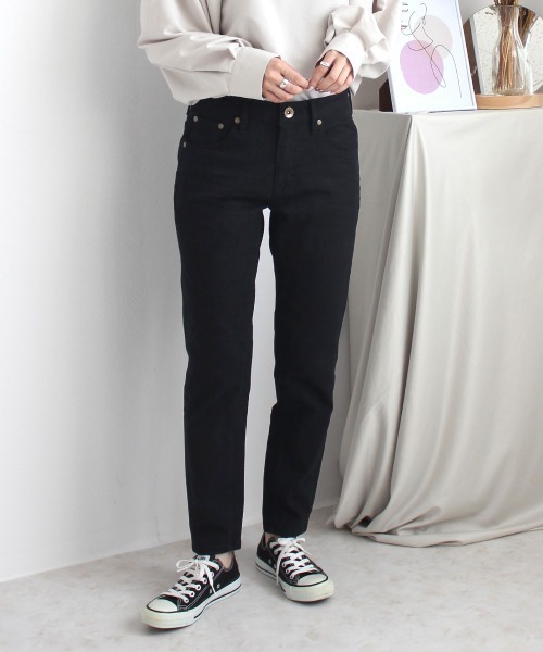 SELECT LEVERY（セレクトリベリー）の「【Wheart】Wｼﾞｯﾌﾟﾎﾞｰｲﾌﾚﾝﾄﾞﾊﾟﾝﾂ（その他パンツ・レディース・ホワイト/ベージュ/ブラック/カーキ・MEDIUM/LARGE/X-LARGE）」の2枚目の写真