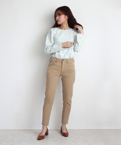SELECT LEVERY（セレクトリベリー）の「【Wheart】Wｼﾞｯﾌﾟﾎﾞｰｲﾌﾚﾝﾄﾞﾊﾟﾝﾂ（その他パンツ・レディース・ホワイト/ベージュ/ブラック/カーキ・MEDIUM/LARGE/X-LARGE）」の21枚目の写真