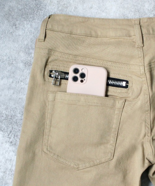 SELECT LEVERY（セレクトリベリー）の「【Wheart】Wｼﾞｯﾌﾟﾎﾞｰｲﾌﾚﾝﾄﾞﾊﾟﾝﾂ（その他パンツ・レディース・ホワイト/ベージュ/ブラック/カーキ・MEDIUM/LARGE/X-LARGE）」の8枚目の写真