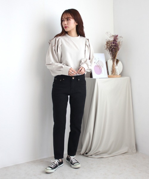 SELECT LEVERY（セレクトリベリー）の「【Wheart】Wｼﾞｯﾌﾟﾎﾞｰｲﾌﾚﾝﾄﾞﾊﾟﾝﾂ（その他パンツ・レディース・ホワイト/ベージュ/ブラック/カーキ・MEDIUM/LARGE/X-LARGE）」の19枚目の写真