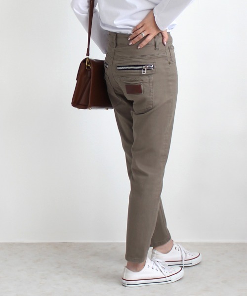 SELECT LEVERY（セレクトリベリー）の「【Wheart】Wｼﾞｯﾌﾟﾎﾞｰｲﾌﾚﾝﾄﾞﾊﾟﾝﾂ（その他パンツ・レディース・ホワイト/ベージュ/ブラック/カーキ・MEDIUM/LARGE/X-LARGE）」の20枚目の写真